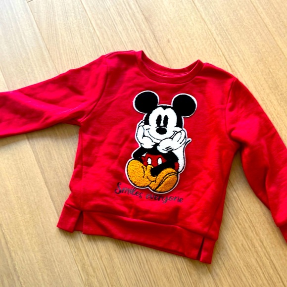 Disney Mickey Mouse smiles sweatshirt size 4 NWOT - Picture 2 of 8